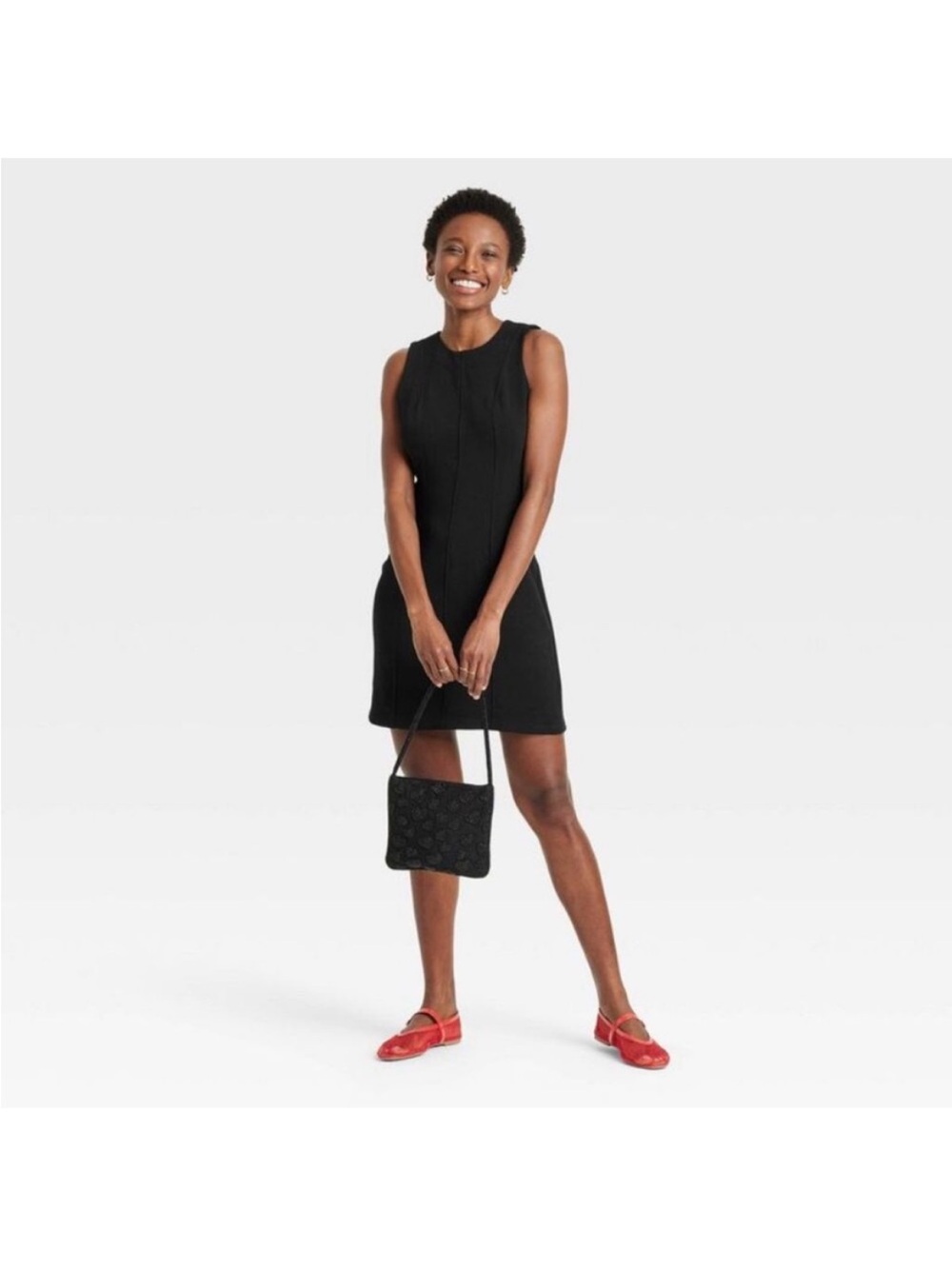 A New Day Women’s Black Mini Sheath Dress Size 6